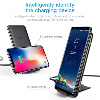 Baseus 10W 3 Coils Wireless Charger For iPhone X/XS Max XR Samsung S9 Note9 Xiaomi Oppo Multifunction Qi Wireless Charging pad
