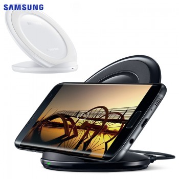 Original Samsung QI Desktop stand Wireless Charger Foldable Pad 9V1.67A For Galaxy S7 Edge S8 S9 S10 Plus Note 8 9 Iphone 8 X XS