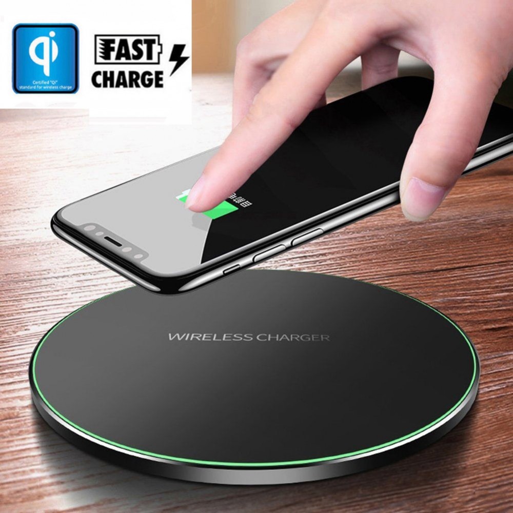 10W Fast Qi Wireless charger for iPhone X/8 Fast Wireless Charging for Samsung Galaxy S9/S9+ S8 Note 8 9 S7 Edge Xiaomi Huawei