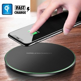 10W Fast Qi Wireless charger for iPhone X/8 Fast Wireless Charging for Samsung Galaxy S9/S9+ S8 Note 8 9 S7 Edge Xiaomi Huawei