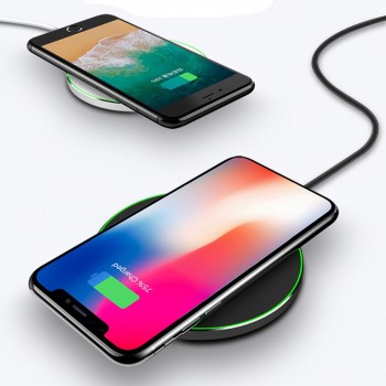 10W Fast Qi Wireless charger for iPhone X/8 Fast Wireless Charging for Samsung Galaxy S9/S9+ S8 Note 8 9 S7 Edge Xiaomi Huawei
