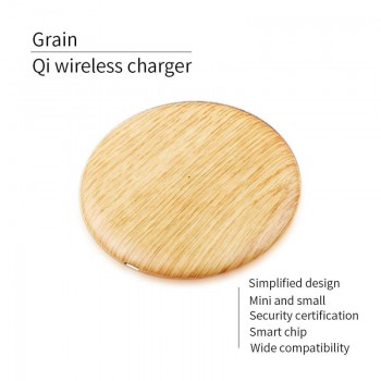 IPUMYNO Portable Qi Wireless Charger Charging Slim Wood For Apple iPhone 7 8 Plus X Smart Phone Wireless Charger For Samsung S7
