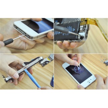 Professional 11 in 1 Cell Phones Opening Pry Repair Tool Kits Smartphone Screwdrivers Tool Set For iPhone Samsung HTC Moto Sony