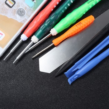 Professional 13 in 1 Mobile Phone Repair Set Pry Opening Tool Screwdriver Set Repair Screen Housing for iPhone 8 X 7 Plus