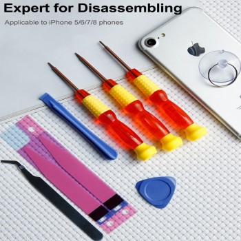 Baseus 8 in 1 Mobile Phone Battery Repair Tools Kit For iPhone 8 7 6 6s Plus 5s 5 Battery Replacement Bundle Machine Tool Set