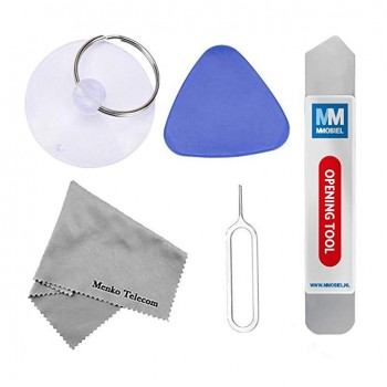 MMOBIEL 24 in 1 Professional Repair Toolkit Screwdriver set incl 2mm adhesive tape PVC Suction Cup Nylon Spudger for Smartphone