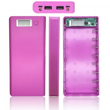 DIY 8*18650 Power Bank Battery Box Case Cover External Plastic Power bank Batteries Box Housing Case Holder Color Randomly send
