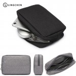 LINGCHEN Power Bank Case Box for iPhone 6 7 8 X Oxford Cloth Bag External Hard Drive Disk PowerBank Accessories Bags Cover Coque