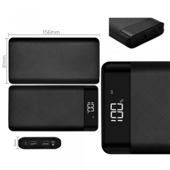 8x18650 DIY Battery Power Bank Portable Battery Shell Box Case DIY KIT Digital LCD Display Powerbank 18650 Holder Protector Case