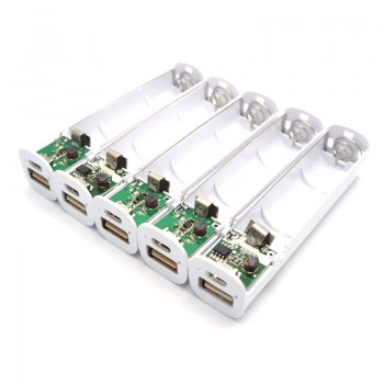CHEZVOUS Aluminum Alloy Power Bank DIY Box 18650 USB Power Bank Battery Charger Case for iPhone Sumsang SmartPhone Factory Price