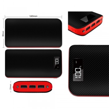 (No Battery)8x18650 Battery Power Bank DIY Shell Box Case Digital LCD Display Powerbank 18650 DIY KIT Protector Case