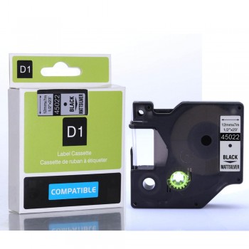 CIDY Compatible Dymo D1 12mm Label Tape 45013 Black on White Label Ribbons for Dymo Label Manager 160 280 210
