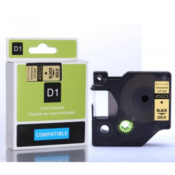 CIDY Compatible Dymo D1 12mm Label Tape 45013 Black on White Label Ribbons for Dymo Label Manager 160 280 210