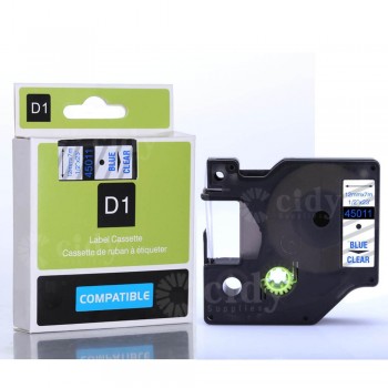 CIDY Compatible Dymo D1 12mm Label Tape 45013 Black on White Label Ribbons for Dymo Label Manager 160 280 210
