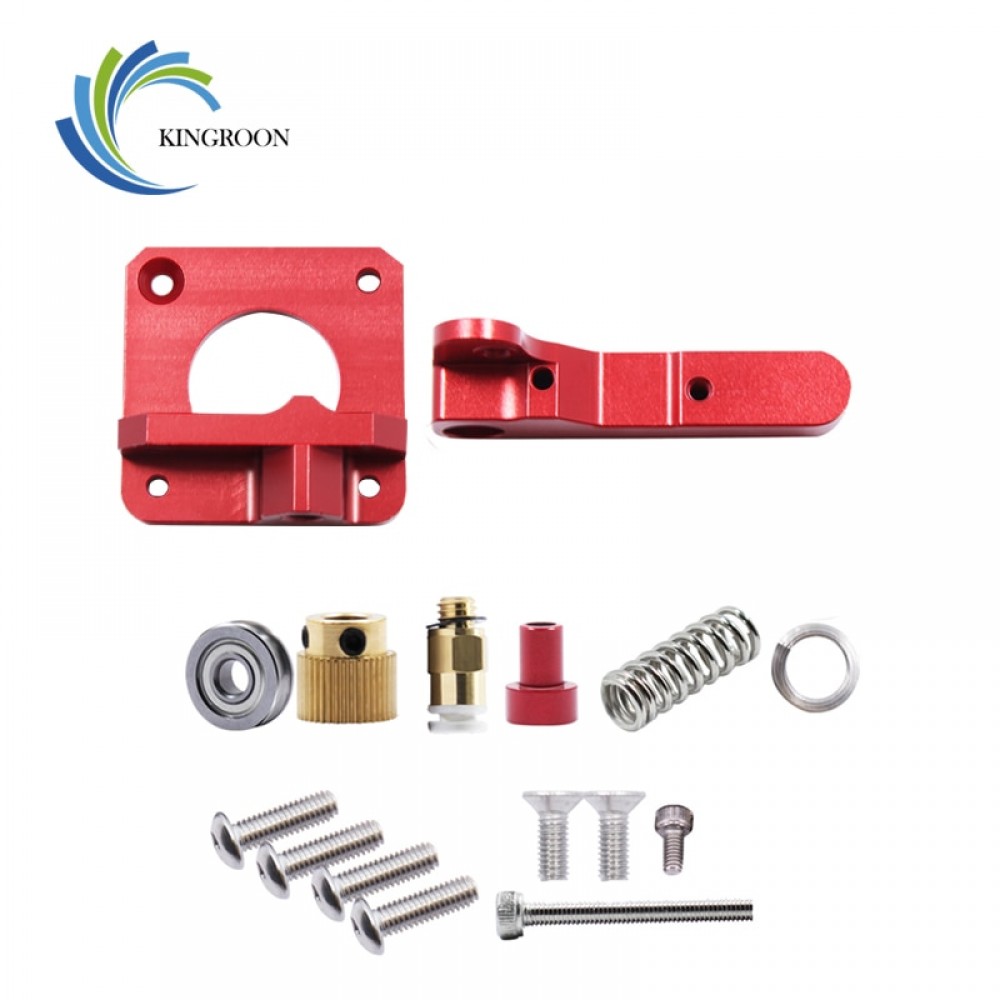 KINGROON Upgrade MK8 Red Remote Extruder For 3D Printer Full Metal Extruder Bowden Right Left Hand 1.75 Filament 3D Printer Part