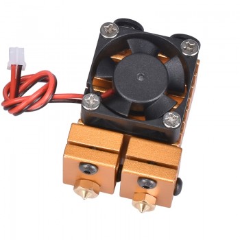 3D Chimera Hotend Kit Dual Color 2 IN 2 OUT Extruder Multi-extrusion All metal V6 Dual Extruder 0.4mm/1.75mm 3D printer parts