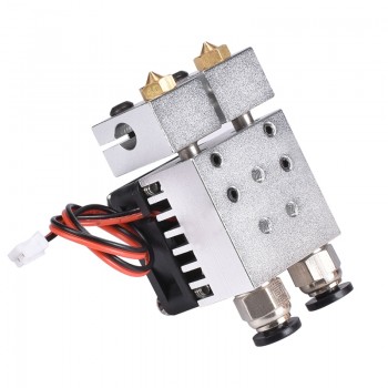 3D Chimera Hotend Kit Dual Color 2 IN 2 OUT Extruder Multi-extrusion All metal V6 Dual Extruder 0.4mm/1.75mm 3D printer parts