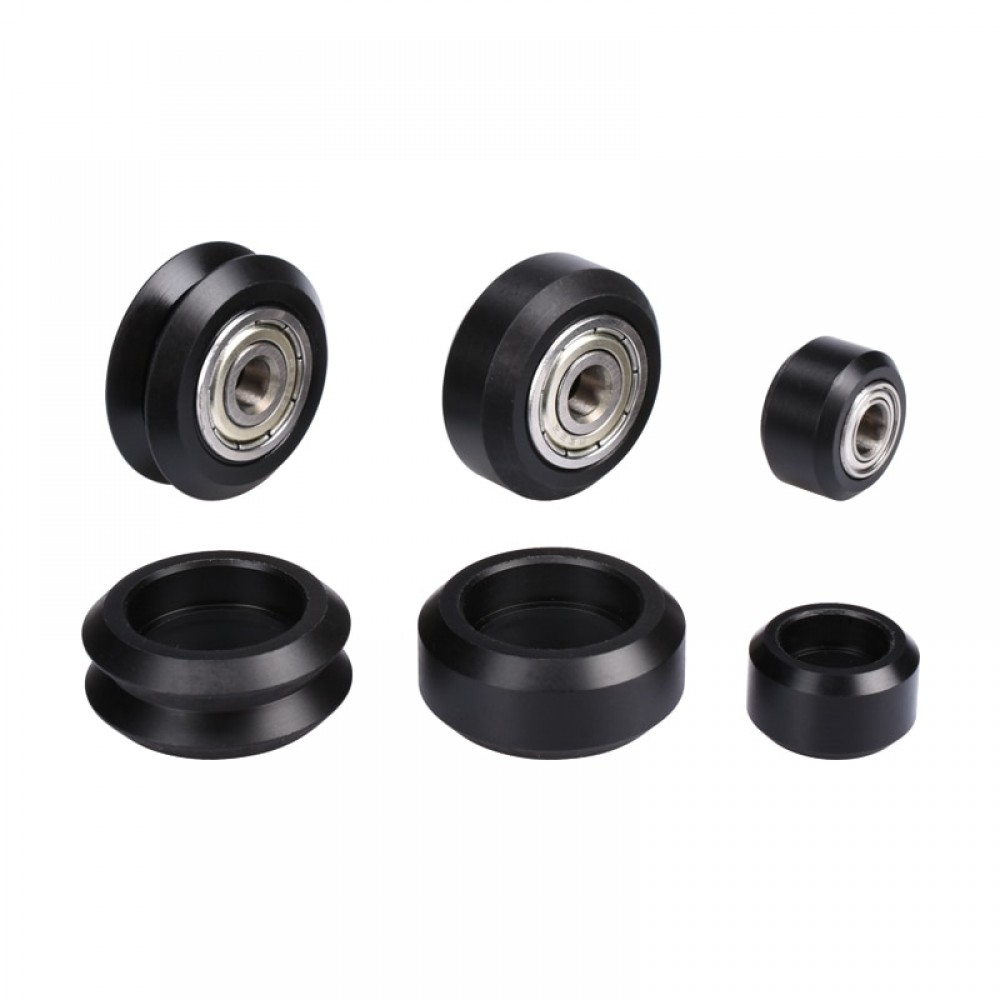 CNC Openbuilds Plastic Wheel POM MR105ZZ 625ZZ V-slot Bearing Bore 5mm Passive Round Gear Perlin Wheel Pulley 3D Printer Parts
