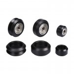 CNC Openbuilds Plastic Wheel POM MR105ZZ 625ZZ V-slot Bearing Bore 5mm Passive Round Gear Perlin Wheel Pulley 3D Printer Parts