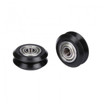 CNC Openbuilds Plastic Wheel POM MR105ZZ 625ZZ V-slot Bearing Bore 5mm Passive Round Gear Perlin Wheel Pulley 3D Printer Parts