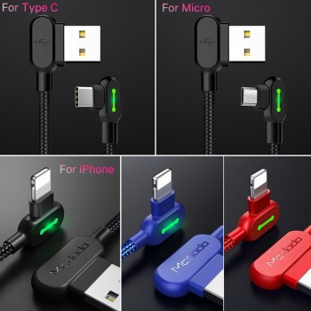 MCDODO USB Cable For iPhone Apple XS MAX XR X 8 7 6 5 6s plus Cable Fast Charging Cable Mobile Phone Charger Cord Usb Data Cable