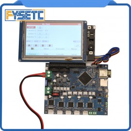 Newest Version Duet 2 Wifi V1.04 Cloned DuetWifi Advanced 32 Bit Electronic With 4.35 7 PanelDue Touch Screen Controller