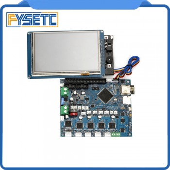 Newest Version Duet 2 Wifi V1.04 Cloned DuetWifi Advanced 32 Bit Electronic With 4.35 7 PanelDue Touch Screen Controller