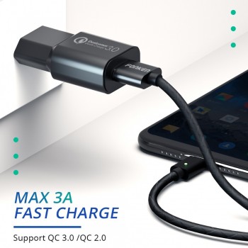 FONKEN Magnetic Micro USB Cable Magnet USB Type C Charging Phone Cable 3A Mobile Quick Charger Cord Android Fast Data Cables