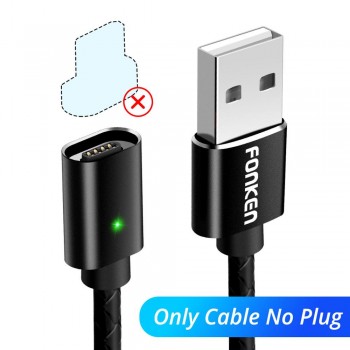 FONKEN Magnetic Micro USB Cable Magnet USB Type C Charging Phone Cable 3A Mobile Quick Charger Cord Android Fast Data Cables