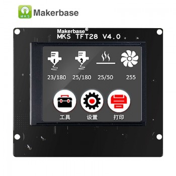 3d printing touch screen display MKS TFT28 display color RepRap controller panel support/WIFI/APP/outage saving local language