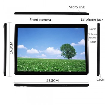 2019 New 2.5D Tempered Glass 10 inch Deca Core 4G FDD LTE Tablet pc 4GB RAM 128GB ROM 1920*1200 Android 7.0 Tablet 10.1+Gifts