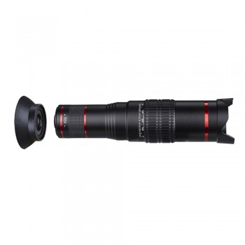 ET Cellphone Phone Telephoto Lens Universal Optical Zoom 12X 15X  22x Monocular Telescope Magnifier Optical Zoom Lens W/ Tripod