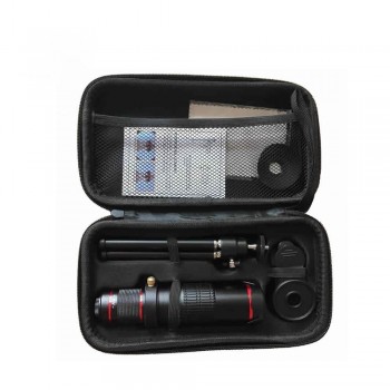 ET Cellphone Phone Telephoto Lens Universal Optical Zoom 12X 15X  22x Monocular Telescope Magnifier Optical Zoom Lens W/ Tripod