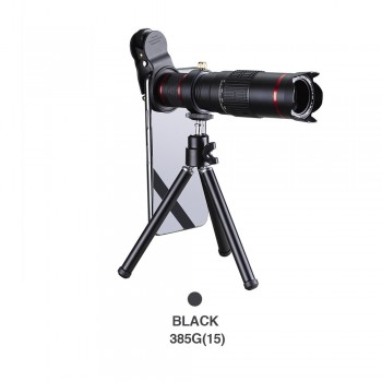 ET Cellphone Phone Telephoto Lens Universal Optical Zoom 12X 15X  22x Monocular Telescope Magnifier Optical Zoom Lens W/ Tripod