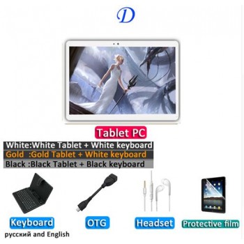 laptop 10 Core 4G LTE Tablet 4GB RAM 128GB ROM 2560X1600 Dual Cameras 8MP Android 7.0 Tablet 10.1 inch K99  notebook computer