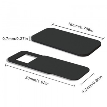 Webcam Cover Sticker For Macbook Apple iPhone Laptops PC Phone Camera Lens Cover Shutter Magnet Slider Plastic Tapar Webcam Tapa
