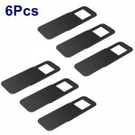 COOLTODAY 6PC Ultra Thin WebCam Cover Shutter Slider Plastic Camera Cover For Ipad Phone PC Laptop Lens Privacy Sticker