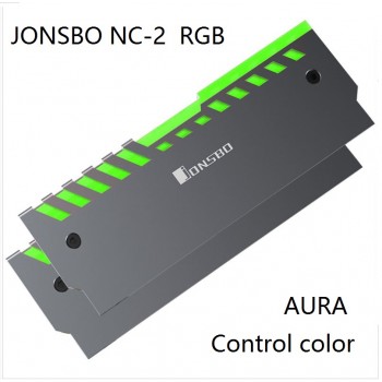 2PCS RAMs Heatsink Support Motherboard AURA Control Color Desktop Memory Cooling Vest  NC-2 RGB Aluminum Cooler Shell