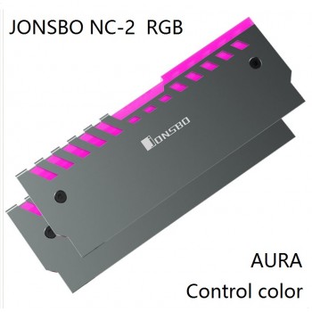 2PCS RAMs Heatsink Support Motherboard AURA Control Color Desktop Memory Cooling Vest  NC-2 RGB Aluminum Cooler Shell