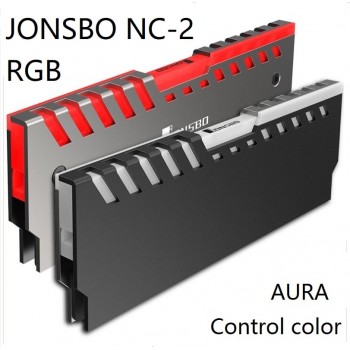 2PCS RAMs Heatsink Support Motherboard AURA Control Color Desktop Memory Cooling Vest  NC-2 RGB Aluminum Cooler Shell