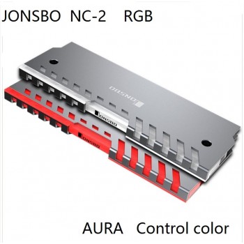 2PCS RAMs Heatsink Support Motherboard AURA Control Color Desktop Memory Cooling Vest  NC-2 RGB Aluminum Cooler Shell