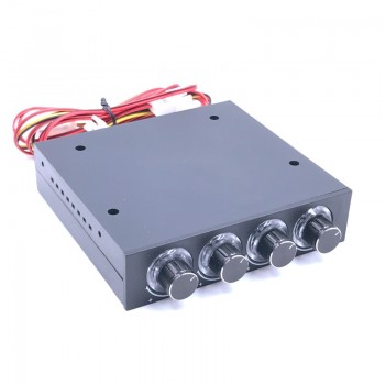 SXDOOL STW-6002 4 Channel Speed Fan Controller with Blue LED  Controller and CPU HDD VGA