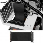VODOOL 24cm High Speed PC Graphics Cards PCI Express Connector Cable Riser Card PCI-E 16X Flexible Cable Extension Port Adapter