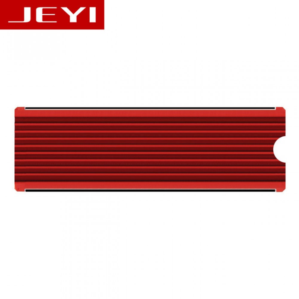 JEYI Cooling Warship Dust-proof NVME NGFF M.2 2280 Aluminum Sheet Gold Bar Thermal Conductivity Silicon Wafer Cooling