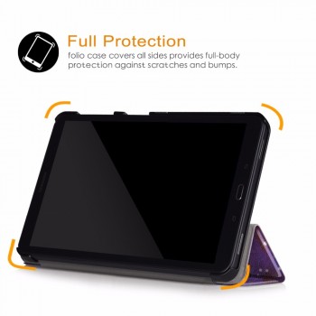 Case For Samsung Galaxy Tab A 10.1 SM-T580 T585 Smart PU Leather Tablet cover for funda samsung Tab A6 10.1 2016 case