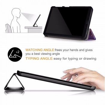 Case For Samsung Galaxy Tab A 10.1 SM-T580 T585 Smart PU Leather Tablet cover for funda samsung Tab A6 10.1 2016 case