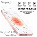 Wangcangli 2.5D Protective Glass on For iPhone se 5s Tempered glass for iPhone 5 SE 5s Screen Protector Tempered Glass Film 9H