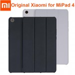 Original xiaomi mi pad 4 plus / pad4 Smart Case tablet Frosted PU Leather Flip Cover MIPAD 4 Sleeve 8 Tempered Glass Protector