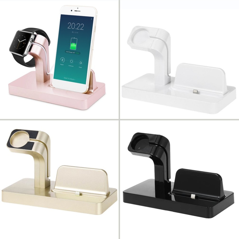 2 in 1 Charging Dock For Apple Charger Holder For Apple Watch For iPhone 6/6plus/6s/7plus Phone Watch Bracket For Apple Series