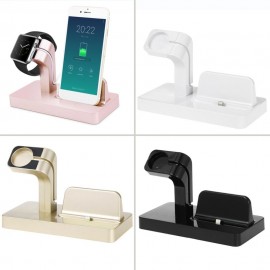 2 in 1 Charging Dock For Apple Charger Holder For Apple Watch For iPhone 6/6plus/6s/7plus Phone Watch Bracket For Apple Series